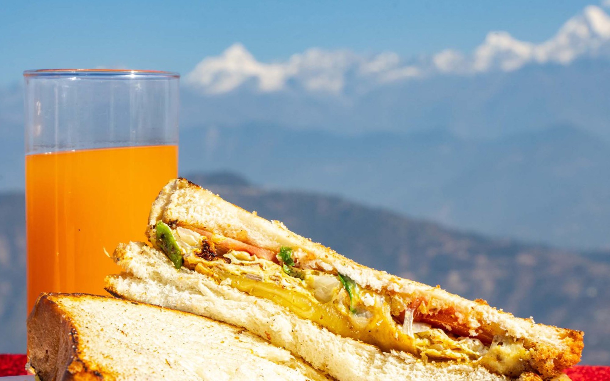 Breakfast in Mountains of BHotechaur Nepal
