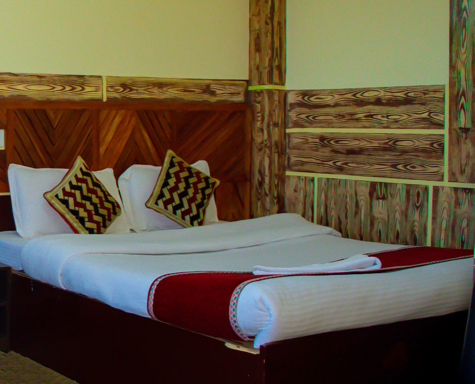 Gauri Shankar Room accommodates 2 people with it's 1 King Size.