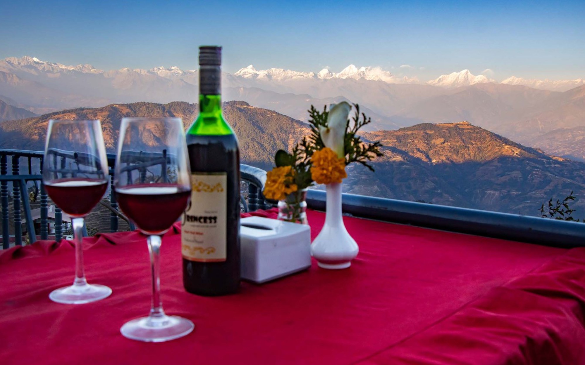 Romantic Wine Dinner near Kathmandu 